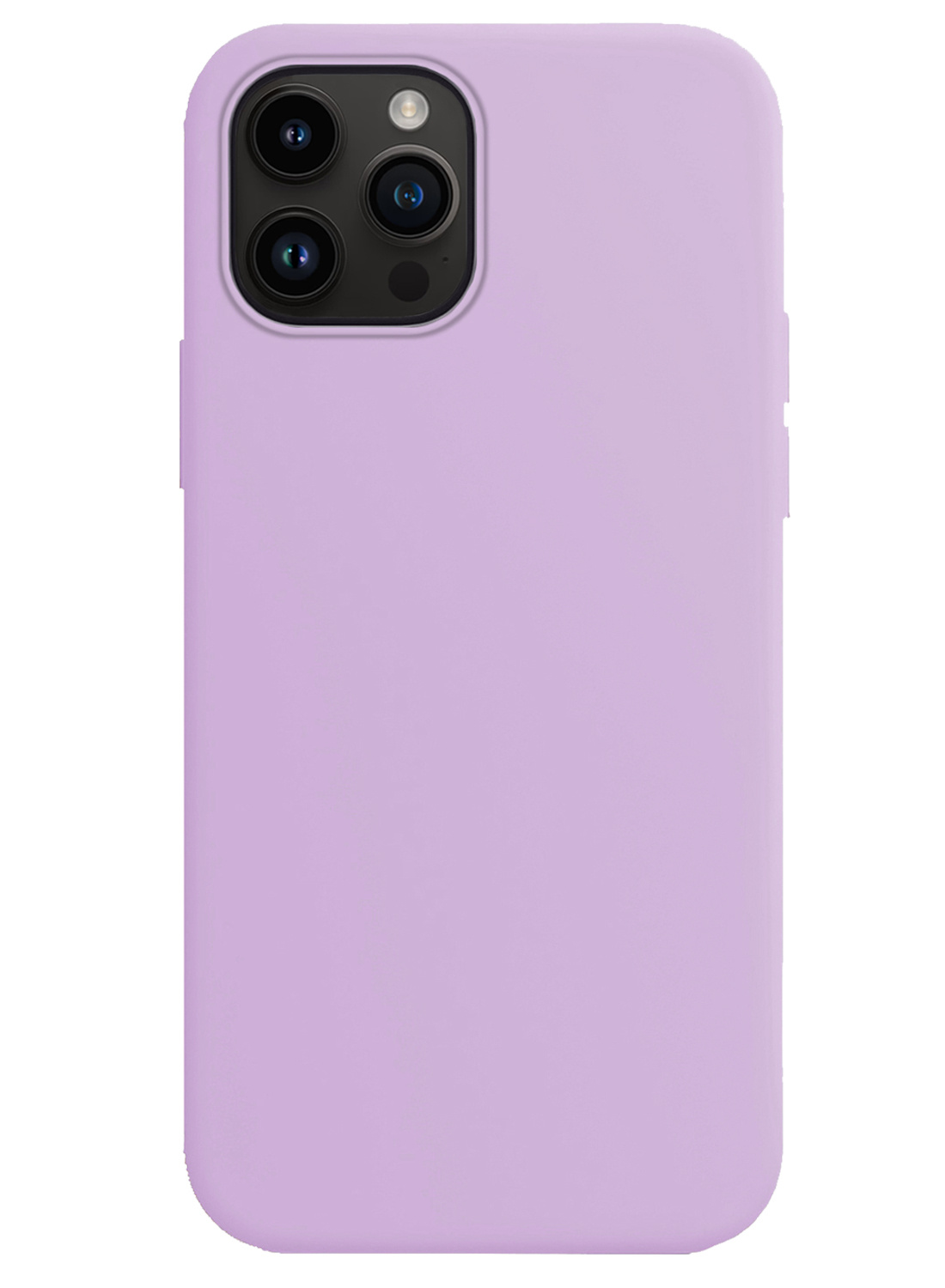 NoXx Hoes Geschikt voor iPhone 15 Pro Hoesje Cover Siliconen Back Case Hoes - Lila - 2x