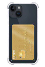 BASEY. Hoes Geschikt voor iPhone 15 Hoesje Shock Proof Case Hoes - Hoesje Geschikt voor iPhone 15 Hoes Cover Shockproof - Transparant