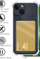 BASEY. Hoes Geschikt voor iPhone 15 Plus Hoesje Shock Proof Case Hoes - Hoesje Geschikt voor iPhone 15 Plus Hoes Cover Shockproof - Transparant