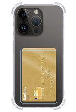 BASEY. Hoes Geschikt voor iPhone 15 Pro Hoesje Shock Proof Case Hoes - Hoesje Geschikt voor iPhone 15 Pro Hoes Cover Shockproof - Transparant