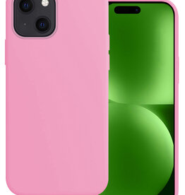 BASEY. BASEY. iPhone 15 Hoesje Siliconen - Lichtroze