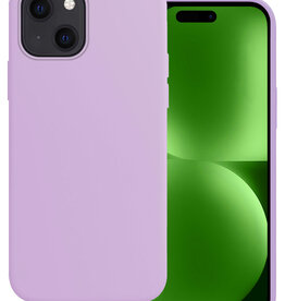 BASEY. BASEY. iPhone 15 Hoesje Siliconen - Lila