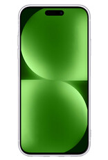 BASEY. Hoes Geschikt voor iPhone 15 Hoesje Siliconen Back Cover Case - Hoesje Geschikt voor iPhone 15 Hoes Cover Hoesje - Transparant - 2 Stuks