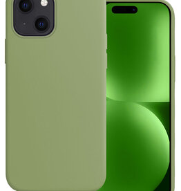 BASEY. BASEY. iPhone 15 Plus Hoesje Siliconen - Groen