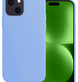 BASEY. BASEY. iPhone 15 Plus Hoesje Siliconen - Lichtblauw