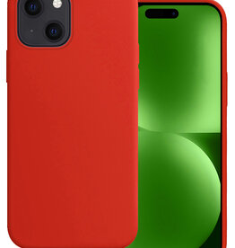 BASEY. BASEY. iPhone 15 Plus Hoesje Siliconen - Rood