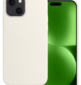 BASEY. BASEY. iPhone 15 Plus Hoesje Siliconen - Wit