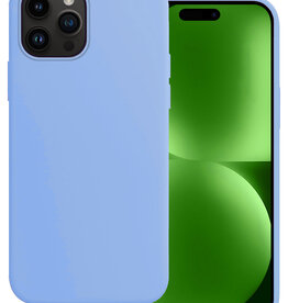 BASEY. BASEY. iPhone 15 Pro Hoesje Siliconen - Lichtblauw - 2 PACK
