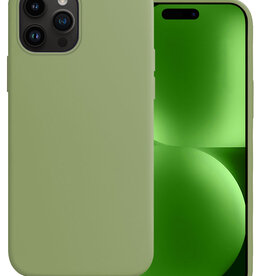 BASEY. BASEY. iPhone 15 Pro Max Hoesje Siliconen - Groen