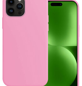 BASEY. BASEY. iPhone 15 Pro Max Hoesje Siliconen - Lichtroze