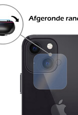 Nomfy Screenprotector Geschikt voor iPhone 15 Plus Camera Screen Protector Beschermglas - Screenprotector Geschikt voor iPhone 15 Plus Camera Screenprotector Tempered Glass - 2 PACK