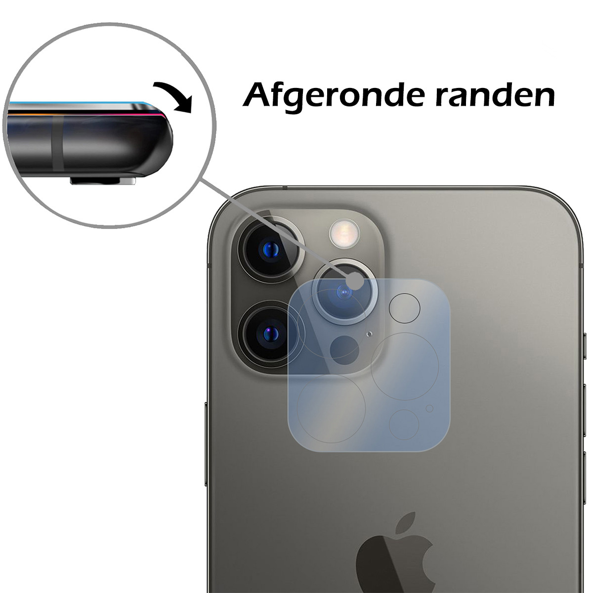 Nomfy Screenprotector Geschikt voor iPhone 15 Pro Max Camera Screen Protector Beschermglas - Screenprotector Geschikt voor iPhone 15 Pro Max Camera Screenprotector Tempered Glass - 3 PACK