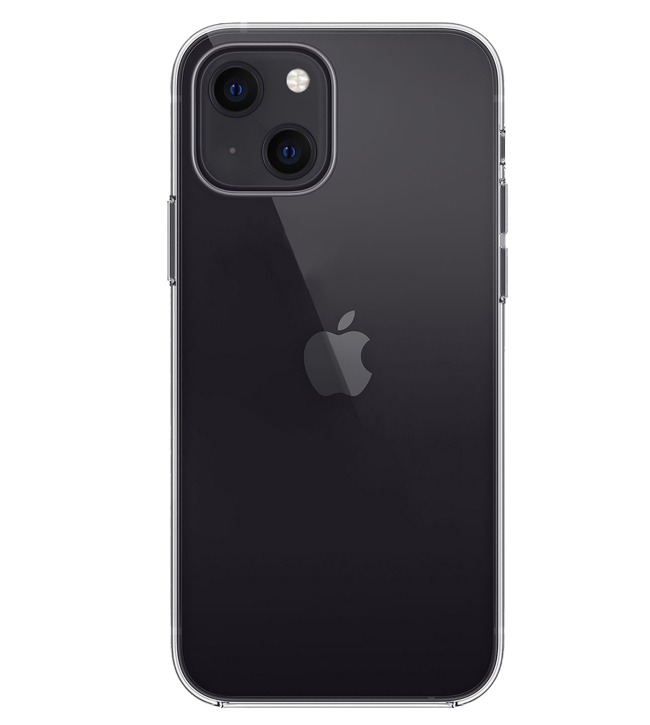 BASEY. Hoes Geschikt voor iPhone 15 Plus Hoesje Siliconen Back Cover Case Met 2x Screenprotector - Hoesje Geschikt voor iPhone 15 Plus Hoes Cover Hoesje - Transparant