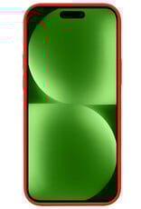 BASEY. Hoes Geschikt voor iPhone 15 Pro Hoesje Siliconen Back Cover Case Met 2x Screenprotector - Hoesje Geschikt voor iPhone 15 Pro Hoes Cover Hoesje - Rood
