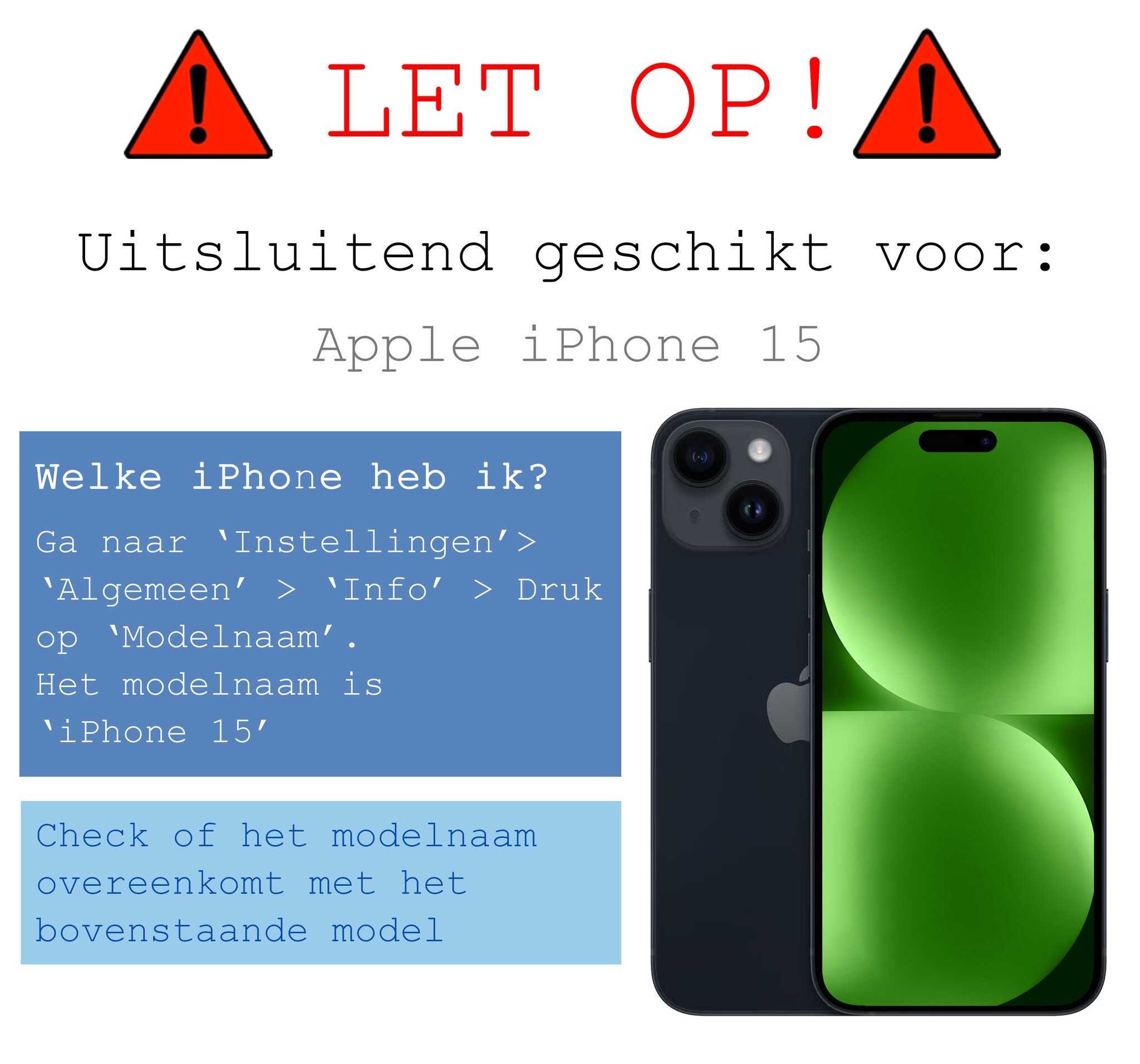 BASEY. Hoes Geschikt voor iPhone 15 Hoesje Bookcase Hoes Flip Case Book Cover Met 2x Screenprotector - Hoesje Geschikt voor iPhone 15 Hoes Book Case Hoesje - Donkerroze