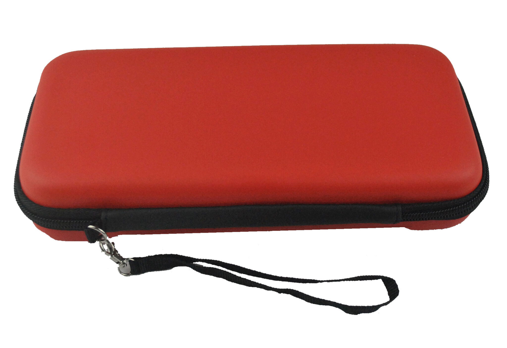 BASEY. Hoesje Geschikt voor Nintendo Switch OLED Case Hoes Hard Cover Koord Met Screenprotector - Bescherm Case Geschikt voor Nintendo Switch OLED Hoes - Rood