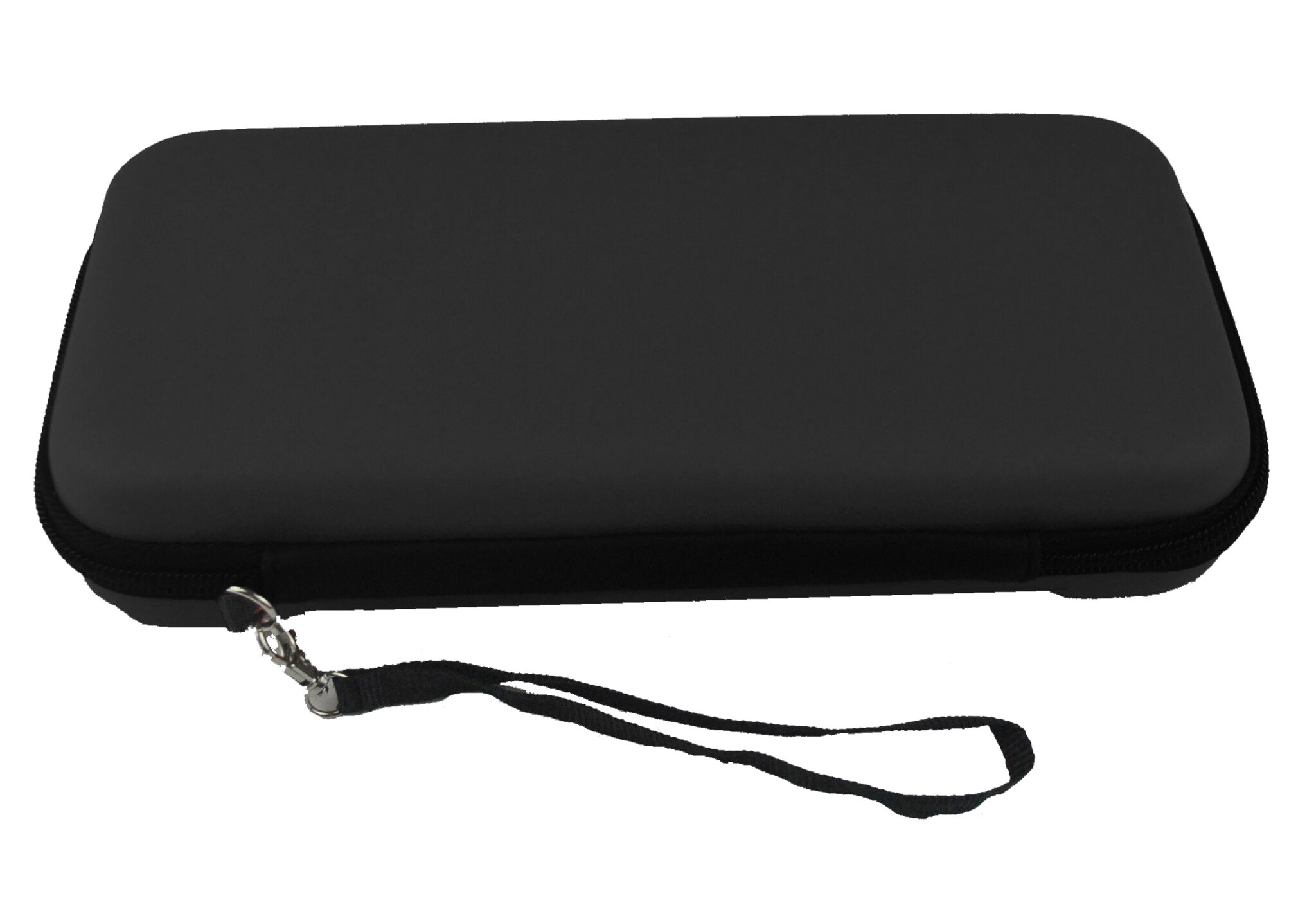 BASEY. Hoesje Geschikt voor Nintendo Switch OLED Case Hoes Hard Cover Koord Met Screenprotector - Bescherm Case Geschikt voor Nintendo Switch OLED Hoes - Zwart