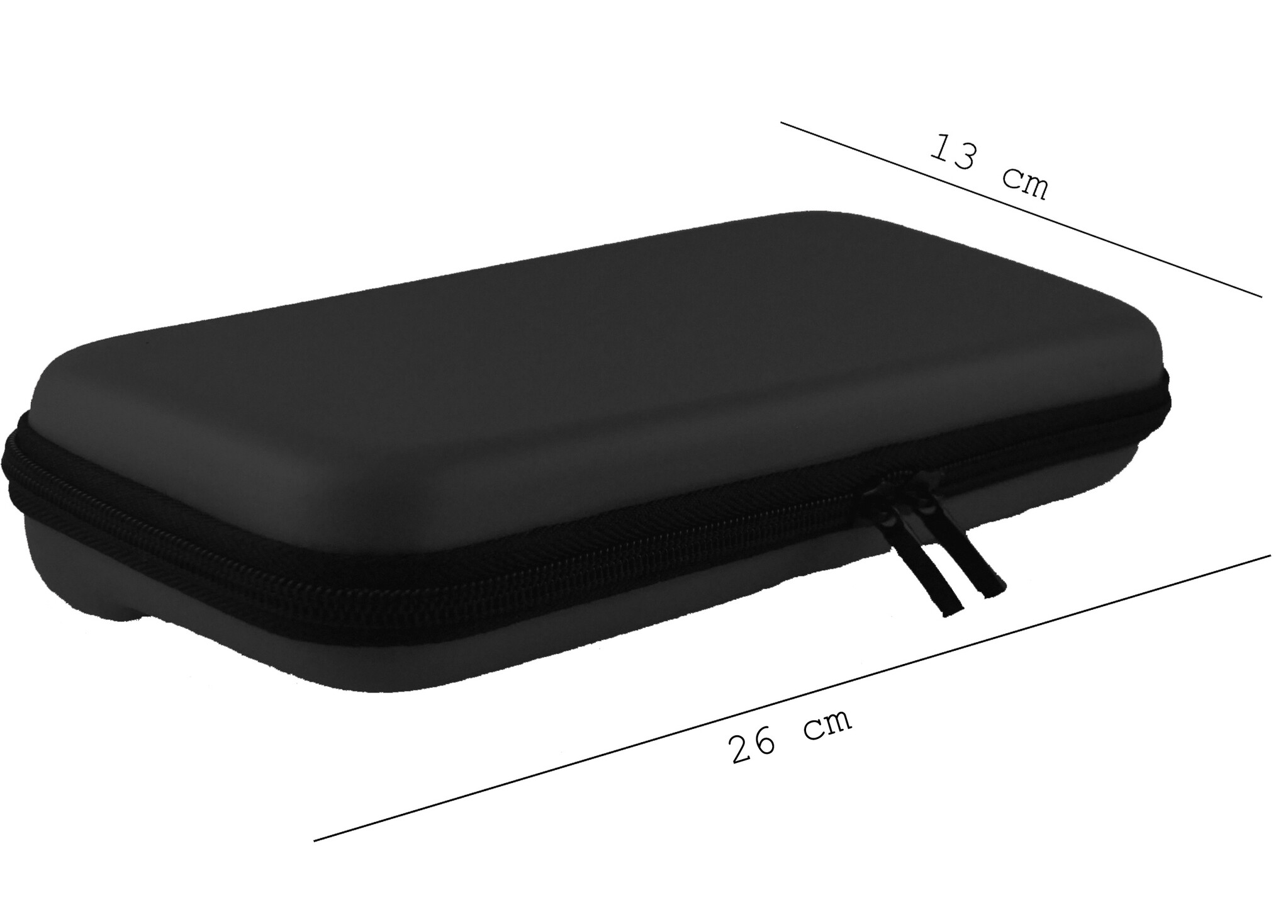 BASEY. Hoesje Geschikt voor Nintendo Switch OLED Case Hoes Hard Cover Koord Met Screenprotector - Bescherm Case Geschikt voor Nintendo Switch OLED Hoes - Zwart