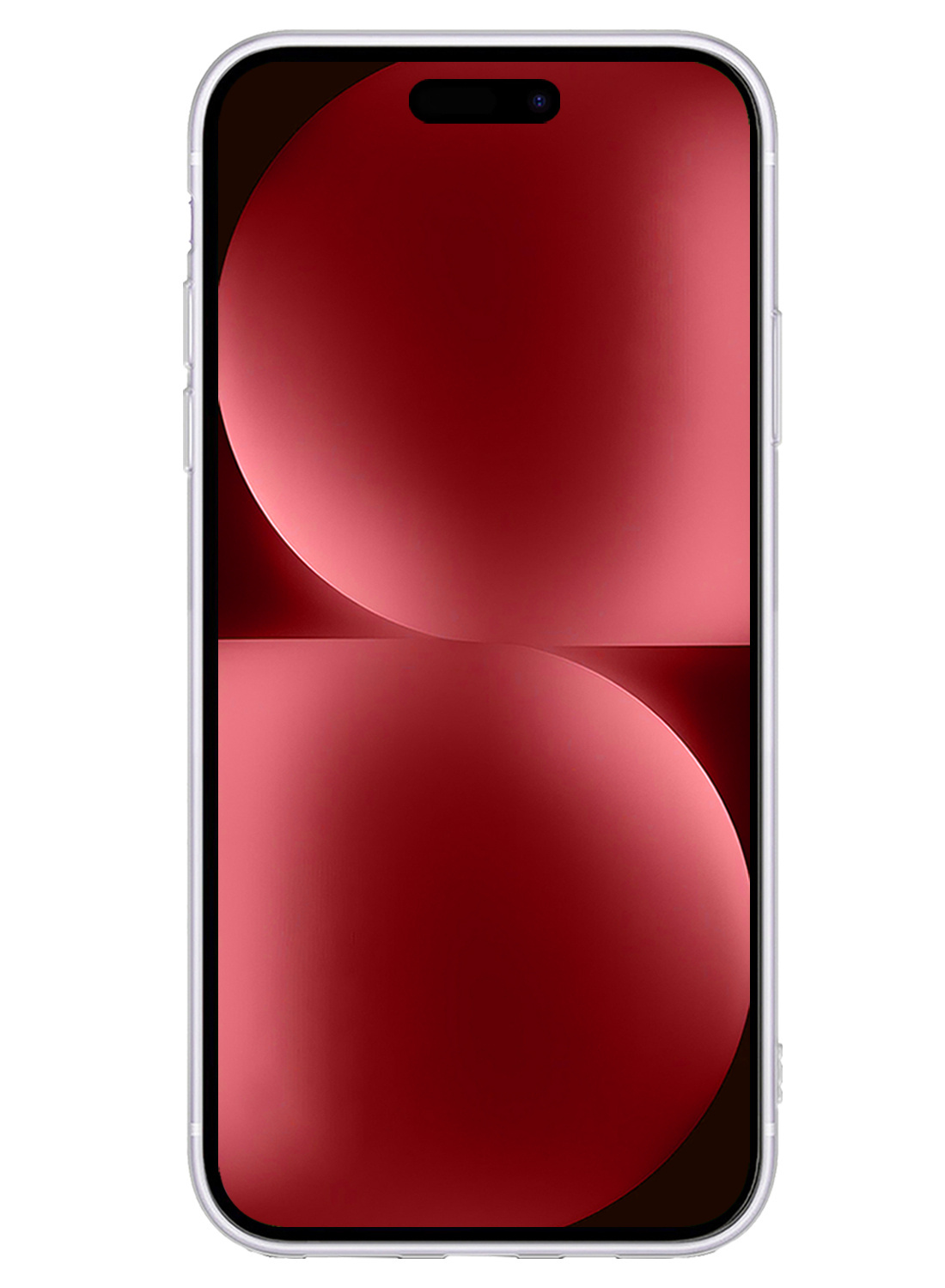 NoXx Hoes Geschikt voor iPhone 15 Hoesje Cover Siliconen Back Case Hoes Met Screenprotector - Transparant