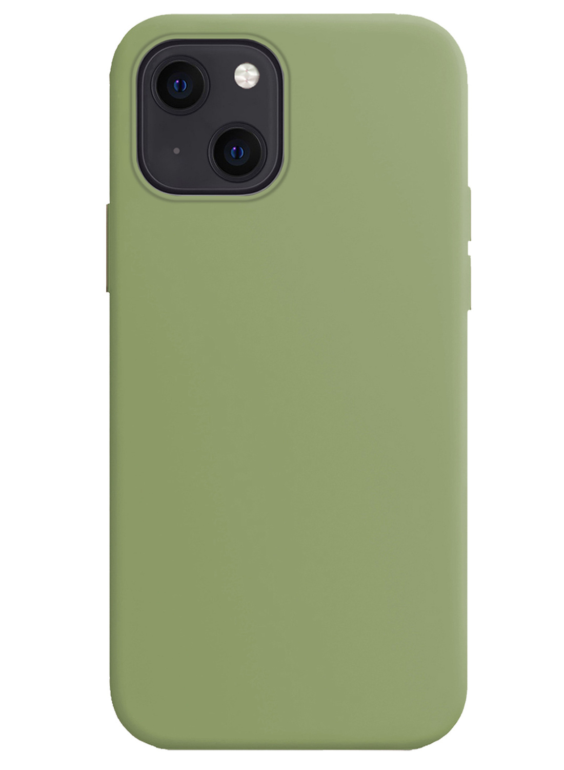 NoXx Hoes Geschikt voor iPhone 15 Hoesje Cover Siliconen Back Case Hoes Met 2x Screenprotector - Groen