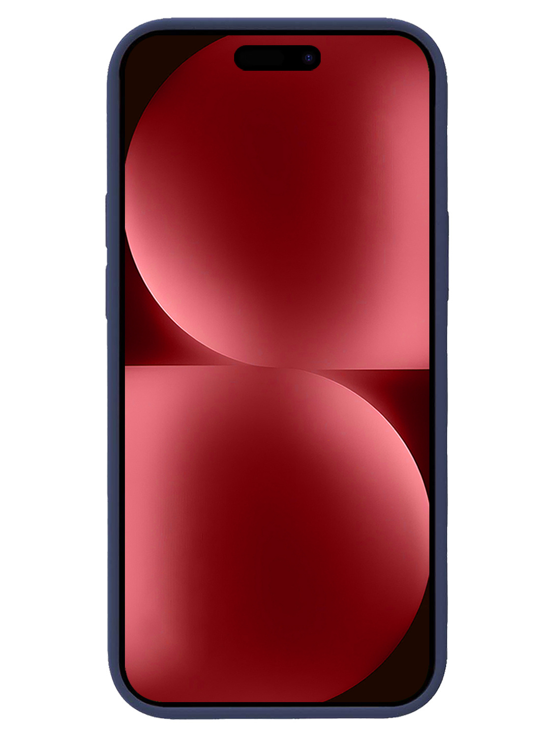 NoXx Hoes Geschikt voor iPhone 15 Plus Hoesje Cover Siliconen Back Case Hoes Met 2x Screenprotector - Donkerblauw