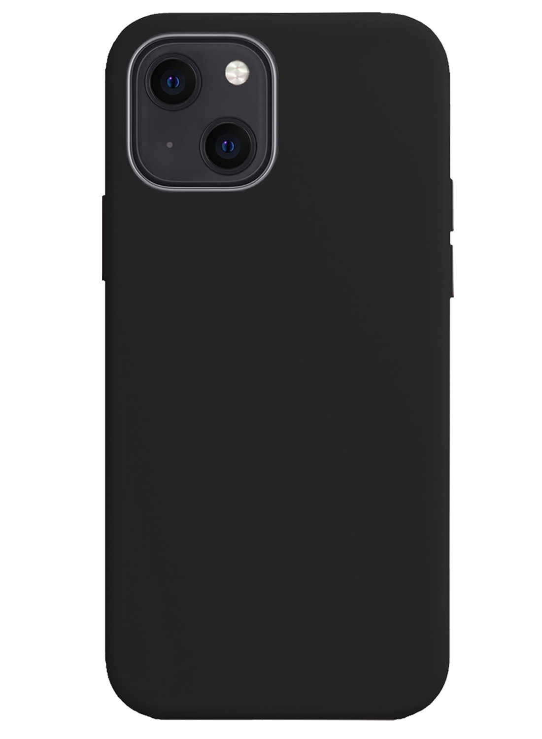 NoXx Hoes Geschikt voor iPhone 15 Plus Hoesje Cover Siliconen Back Case Hoes Met 2x Screenprotector - Zwart