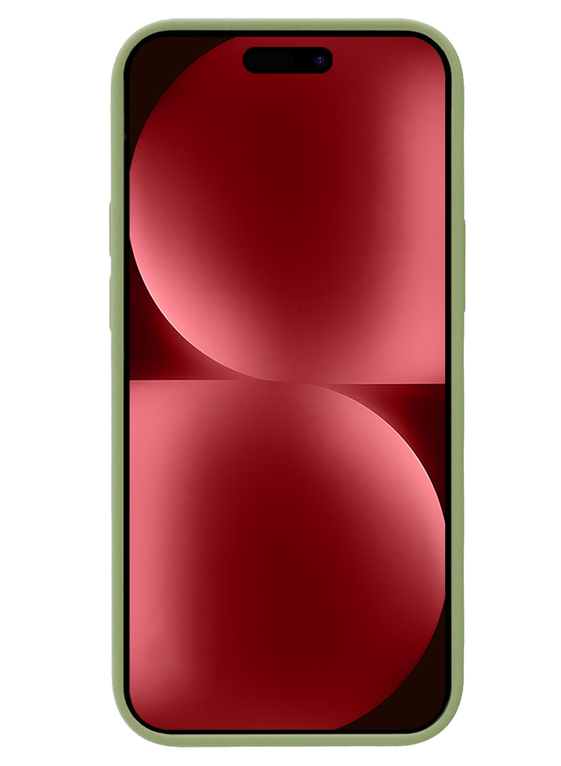 NoXx Hoes Geschikt voor iPhone 15 Pro Max Hoesje Cover Siliconen Back Case Hoes Met 2x Screenprotector - Groen
