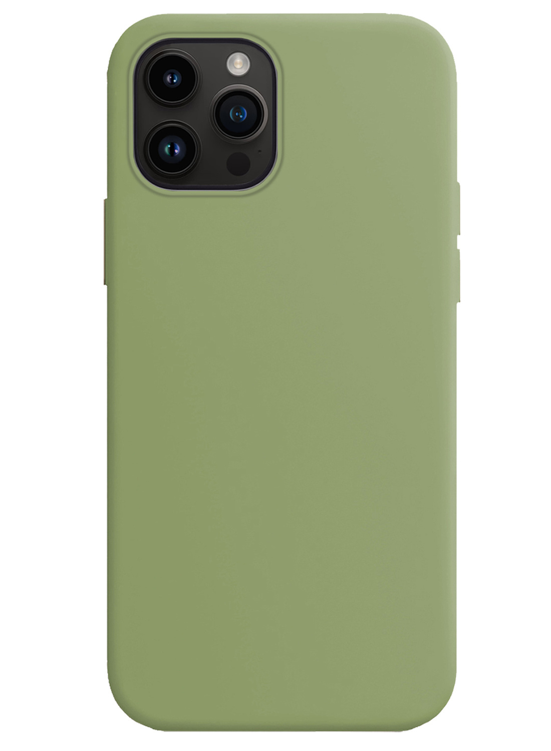 NoXx Hoes Geschikt voor iPhone 15 Pro Max Hoesje Cover Siliconen Back Case Hoes Met 2x Screenprotector - Groen