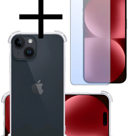 NoXx NoXx iPhone 15 Hoesje Shockproof Met Screenprotector