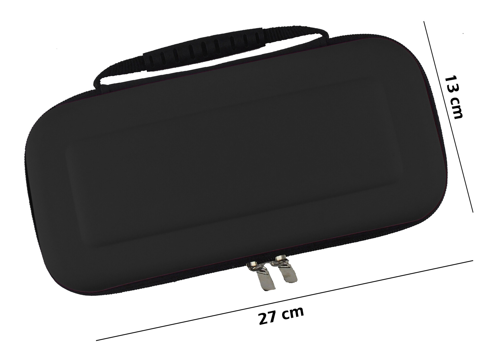 Nomfy Hoesje Geschikt voor Nintendo Switch Hoes Bescherm Case Hardcover Met Screenprotector - Hoes Geschikt voor Nintendo Switch Case - Zwart