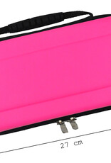 BASEY. Hoesje Geschikt voor Nintendo Switch OLED Case Hoes Hard Cover Met Screenprotector - Bescherm Case Geschikt voor Nintendo Switch OLED Hoes - Roze