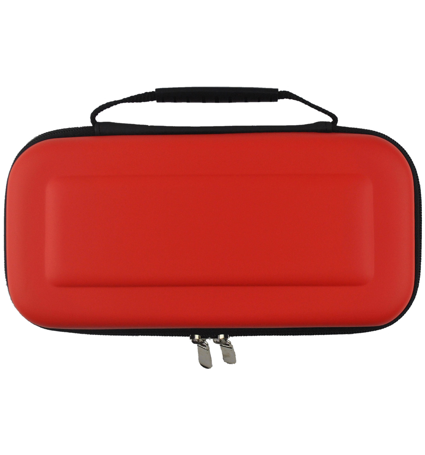 BASEY. Hoesje Geschikt voor Nintendo Switch Case Hoes Hard Cover Met Screenprotector - Bescherm Case Geschikt voor Nintendo Switch Hoes - Rood