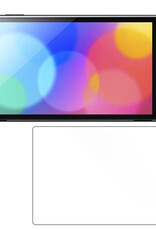 Nomfy Hoesje Geschikt voor Nintendo Switch OLED Hoes Bescherm Case Hardcover Polsbandje Met Screenprotector - Hoes Geschikt voor Nintendo Switch OLED Case - Zwart