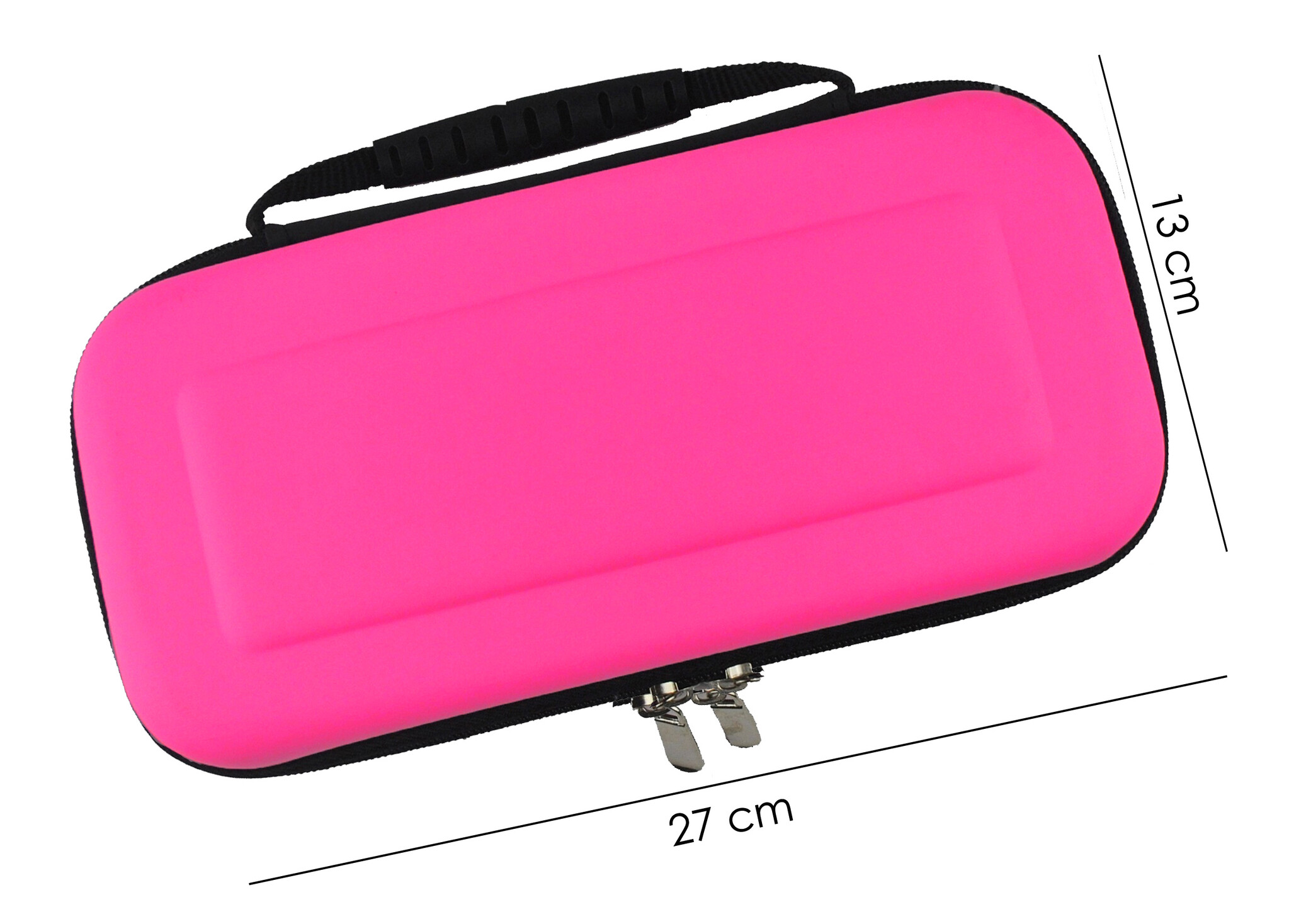 NoXx Hoesje Geschikt voor Nintendo Switch OLED Case Hoes Hard Cover Met Screenprotector - Hoes Geschikt voor Nintendo Switch OLED Hoes - Roze