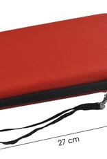 NoXx Hoesje Geschikt voor Nintendo Switch OLED Case Hoes Hard Cover Koord Met Screenprotector - Hoes Geschikt voor Nintendo Switch OLED Hoes - Rood