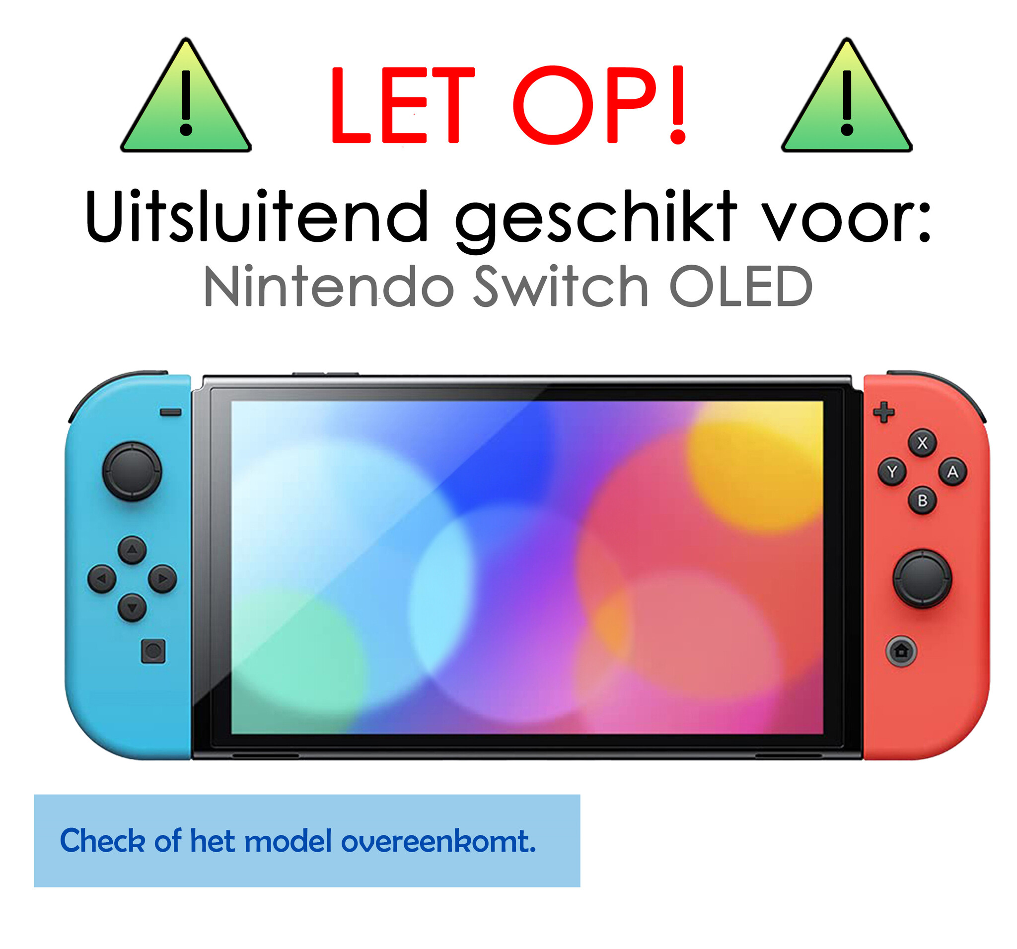 NoXx Hoesje Geschikt voor Nintendo Switch OLED Case Hoes Hard Cover Met Screenprotector - Hoes Geschikt voor Nintendo Switch OLED Hoes - Roze