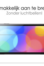 NoXx Hoesje Geschikt voor Nintendo Switch OLED Case Hoes Hard Cover Met Screenprotector - Hoes Geschikt voor Nintendo Switch OLED Hoes - Zwart