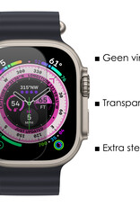 NoXx Screenprotector voor Apple Watch Ultra 2 Screenprotector Tempered Glass Beschermglas - Apple Watch Ultra 2 Screen Protector