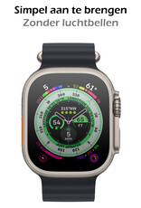 Nomfy Screenprotector Geschikt voor Apple Watch Ultra 2 Screenprotector Bescherm Glas - Screen Protector Geschikt voor Apple Watch Ultra 2 (49 mm) Screenprotector Tempered Glass