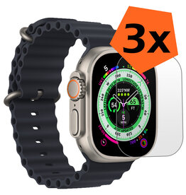 Nomfy Nomfy Apple Watch Ultra 2 Screenprotector - 3 PACK