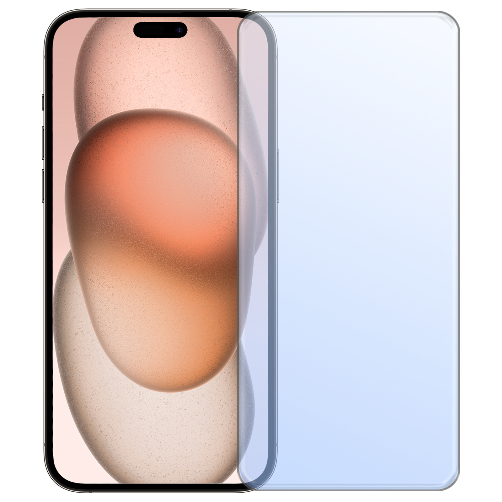 Nomfy Screenprotector Geschikt voor iPhone 15 Screenprotector Bescherm Glas Tempered Glass - Screenprotector Geschikt voor iPhone 15 Screen Protector - 3 PACK