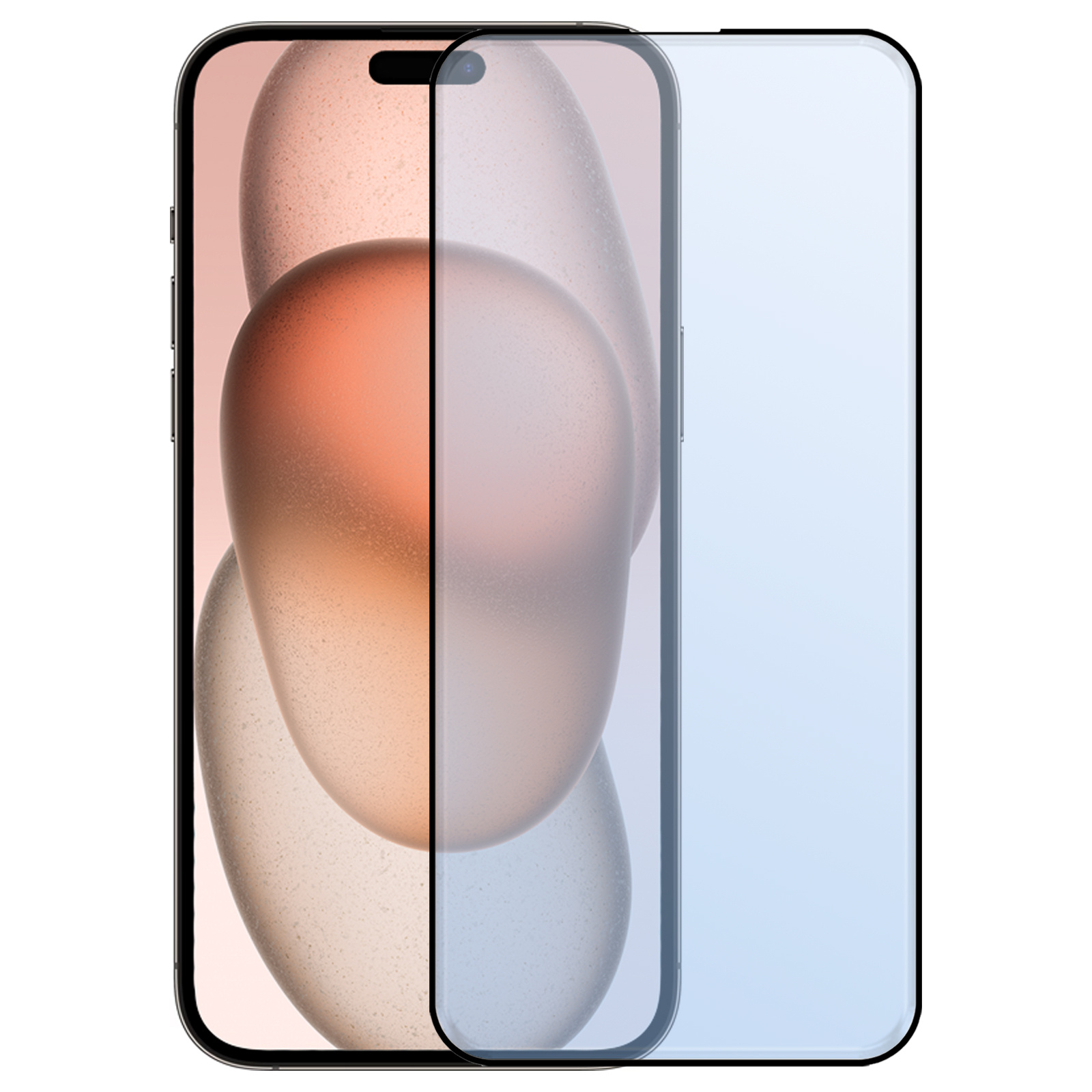 Nomfy Screenprotector Geschikt voor iPhone 15 Screenprotector Bescherm Glas - Screenprotector Geschikt voor iPhone 15 Screen Protector Tempered Glass Full Screen Full Cover - 2 PACK