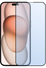 Nomfy Screenprotector Geschikt voor iPhone 15 Plus Screenprotector Bescherm Glas - Screenprotector Geschikt voor iPhone 15 Plus Screen Protector Tempered Glass Full Screen Full Cover