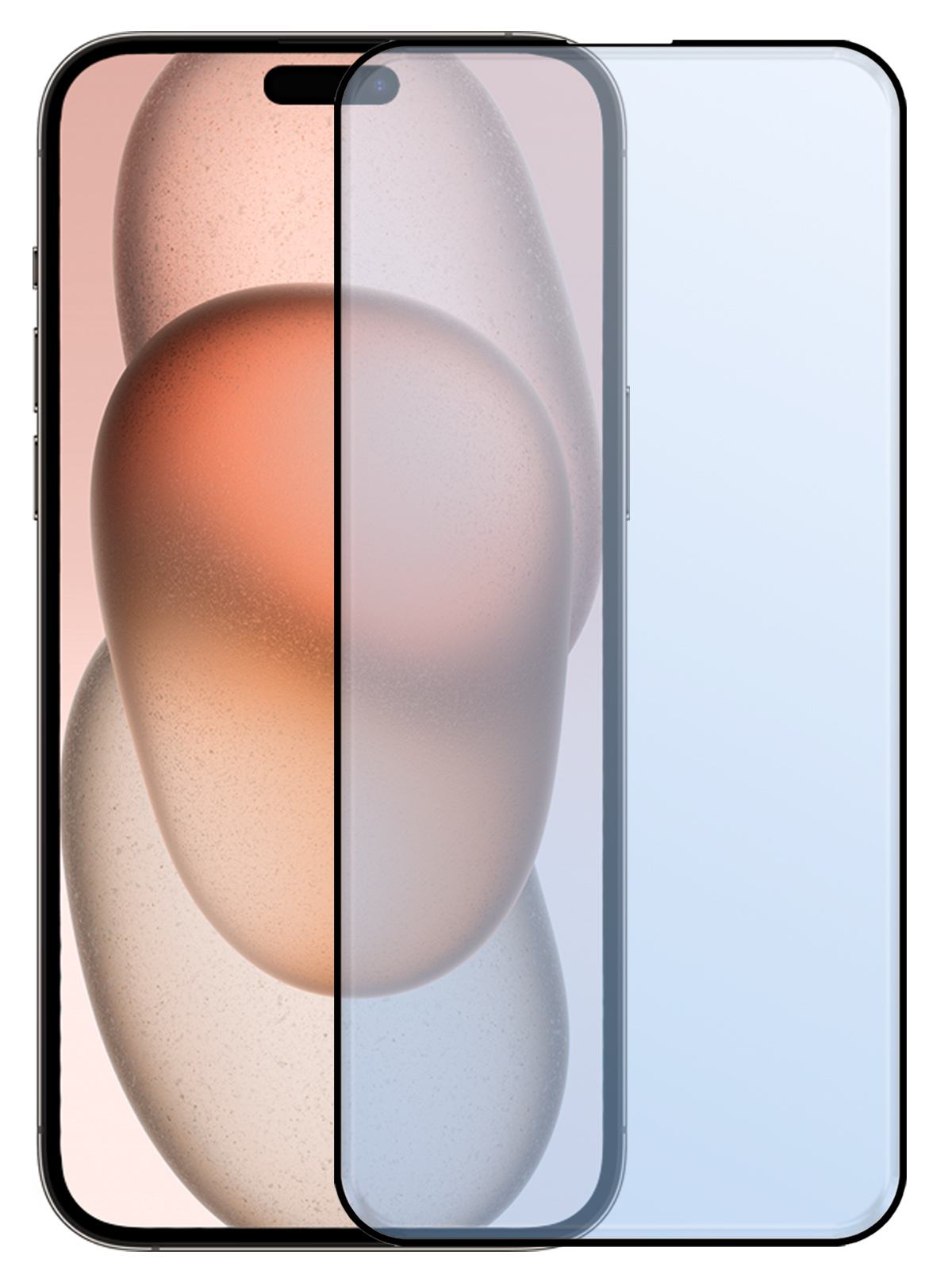 Nomfy Screenprotector Geschikt voor iPhone 15 Plus Screenprotector Bescherm Glas - Screenprotector Geschikt voor iPhone 15 Plus Screen Protector Tempered Glass Full Screen Full Cover