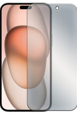 Nomfy Screenprotector Geschikt voor iPhone 15 Screenprotector Privacy Bescherm Glas - Screenprotector Geschikt voor iPhone 15 Privacy Screenprotector Tempered Glass