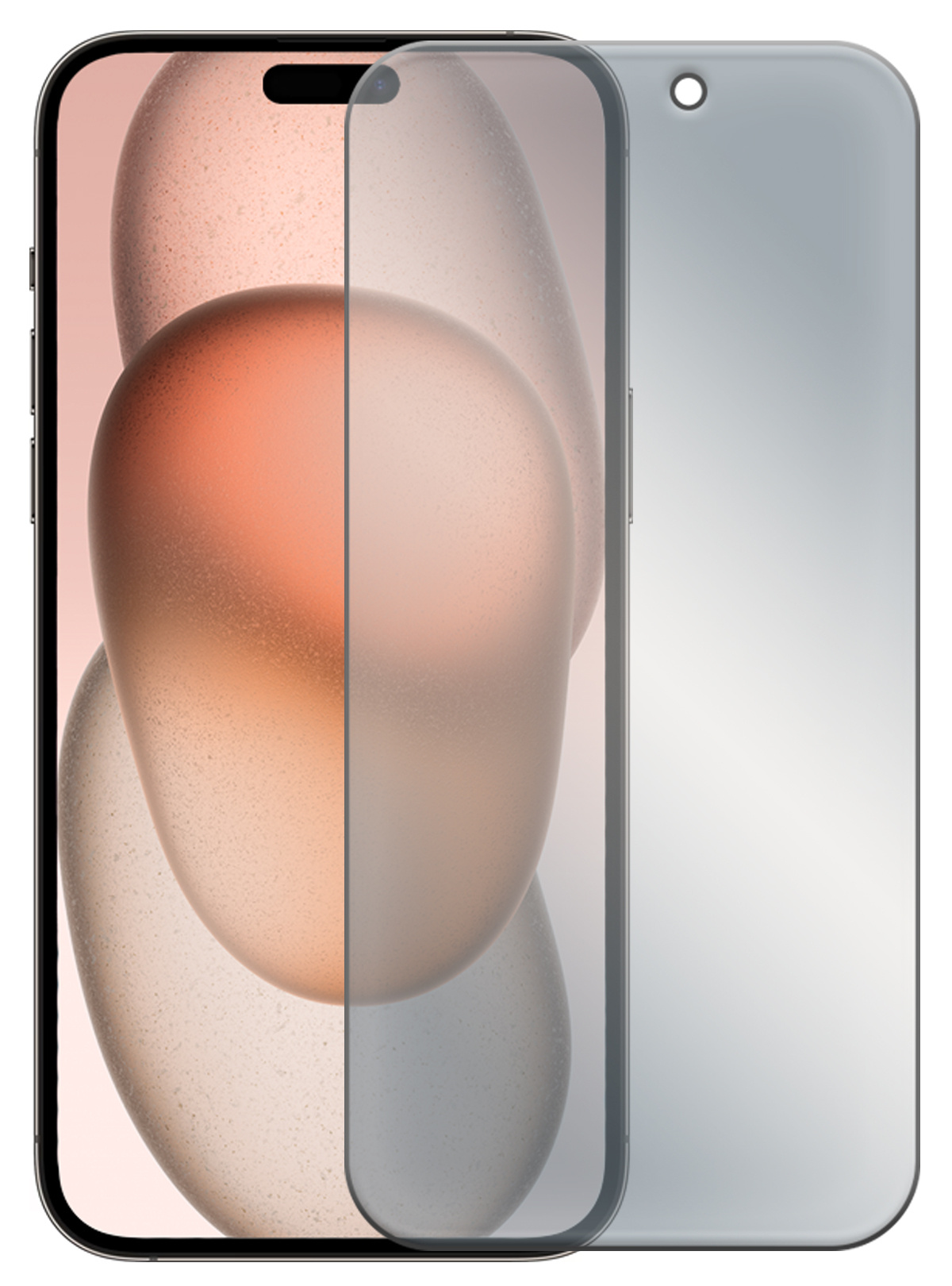 Nomfy Screenprotector Geschikt voor iPhone 15 Plus Screenprotector Privacy Bescherm Glas - Screenprotector Geschikt voor iPhone 15 Plus Privacy Screenprotector Tempered Glass