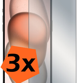 Nomfy Nomfy iPhone 15 Plus Screenprotector Privacy - 3 PACK