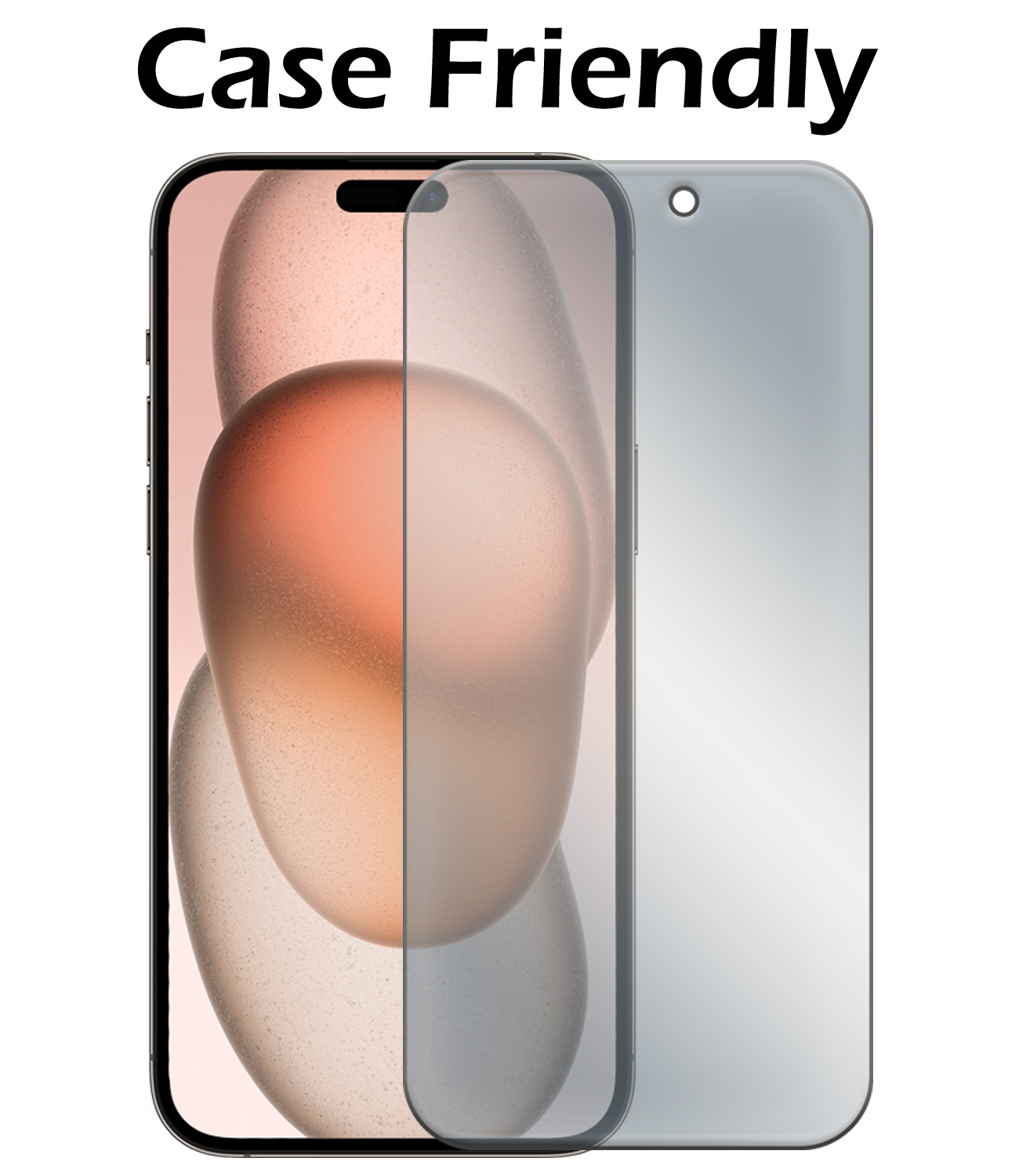 Nomfy Screenprotector Geschikt voor iPhone 15 Plus Screenprotector Privacy Bescherm Glas - Screenprotector Geschikt voor iPhone 15 Plus Privacy Screenprotector Tempered Glass - 3 PACK