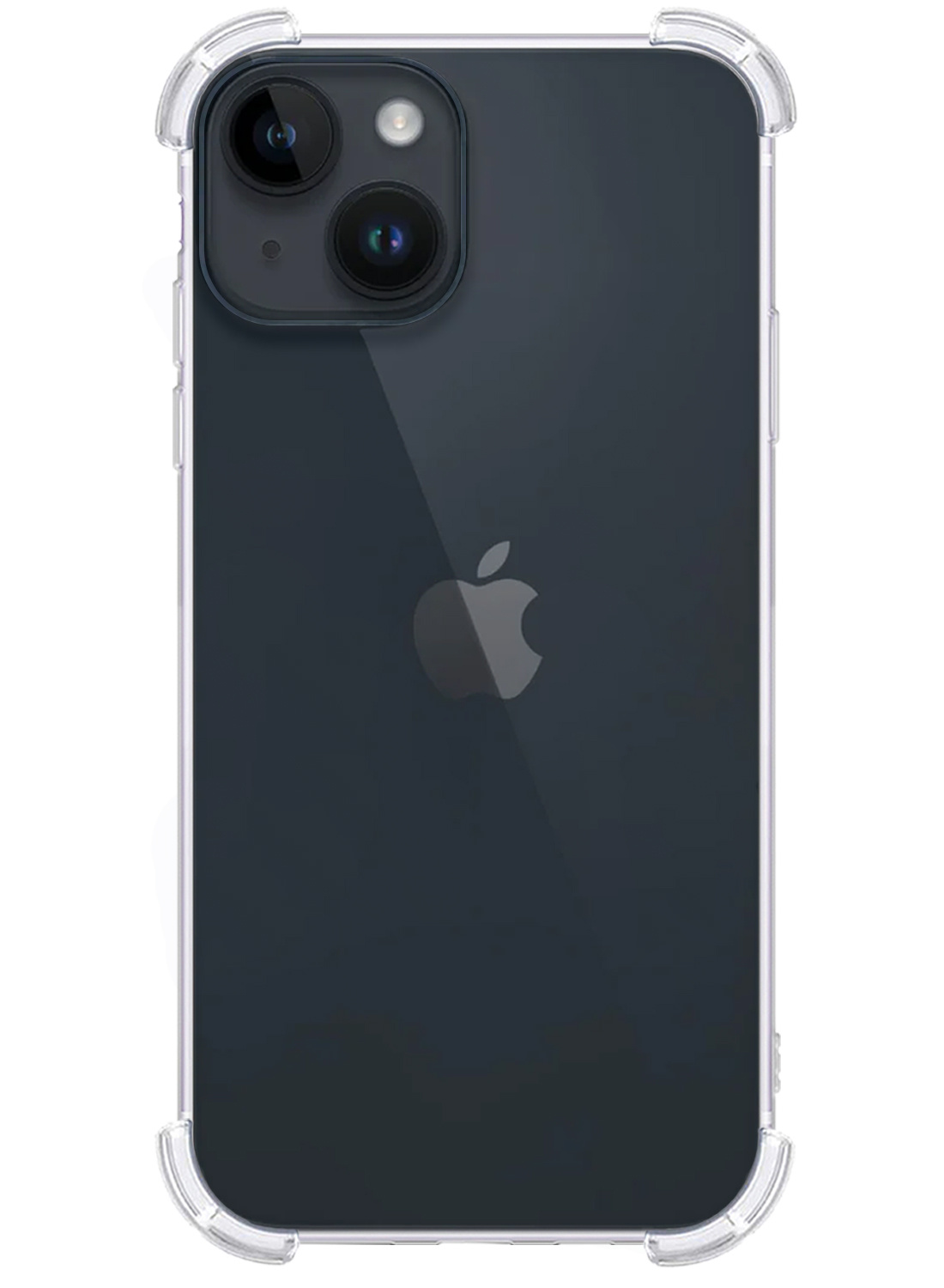 Nomfy Hoesje Geschikt voor iPhone 15 Plus Hoesje Shock Proof Cover Case Shockproof - Hoes Geschikt voor iPhone 15 Plus Hoes Siliconen Back Case - Transparant