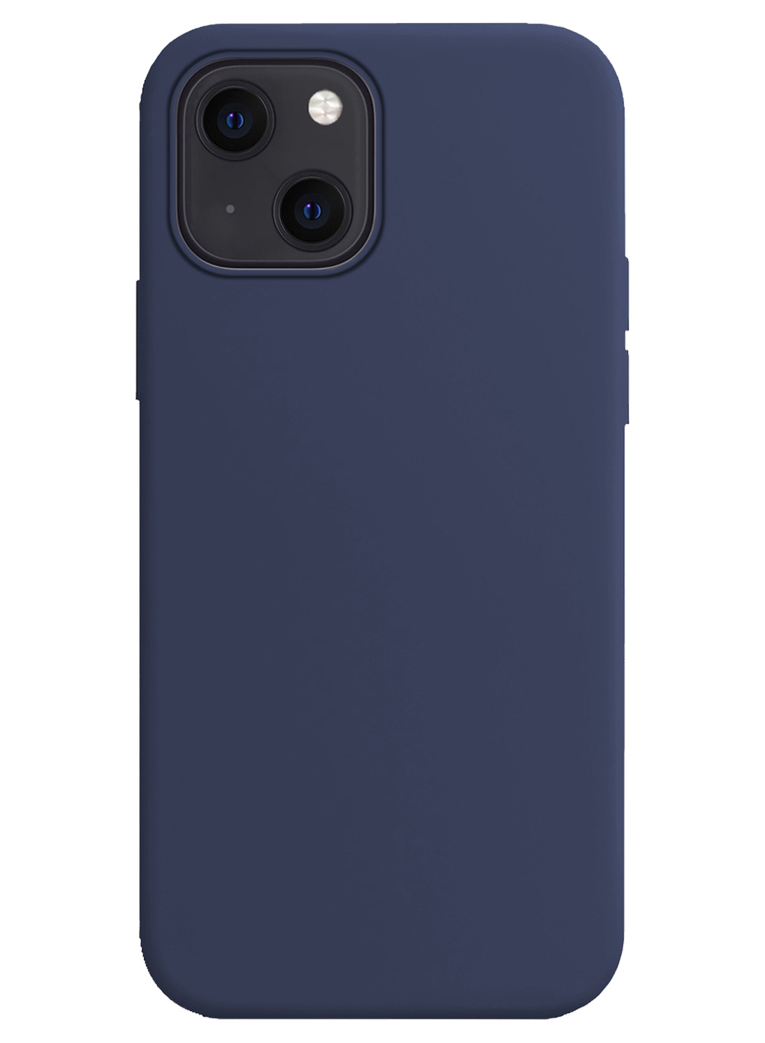 Nomfy Hoesje Geschikt voor iPhone 15 Hoesje Siliconen Cover Case - Hoes Geschikt voor iPhone 15 Hoes Back Case - Donkerblauw